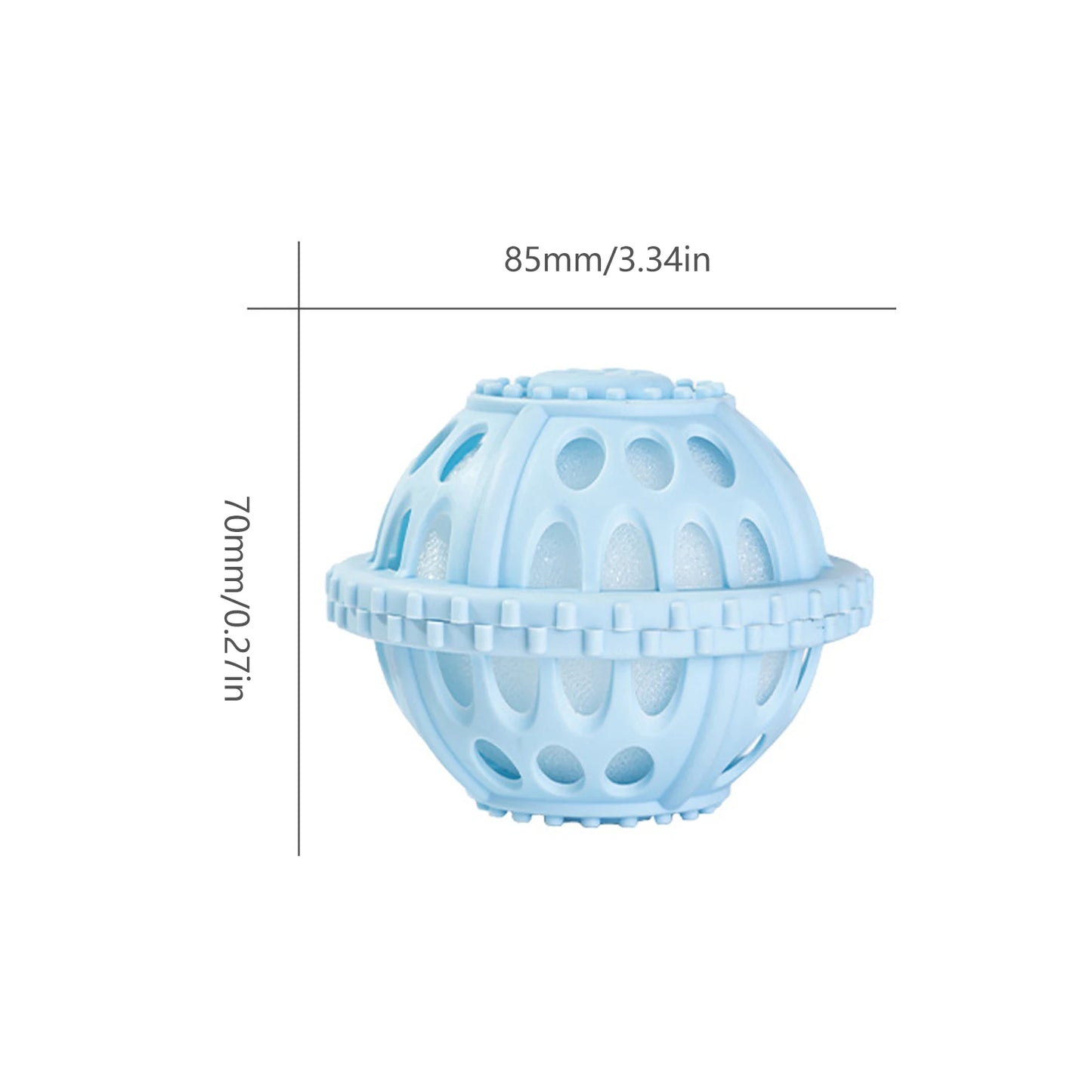 Laundry Ball For Washing Machine Anti Tangling Drum Cleaner Stain Remover Washing Ball Durable Friendly Material Compatible With Peaceful Pleasures Health and Wellness A