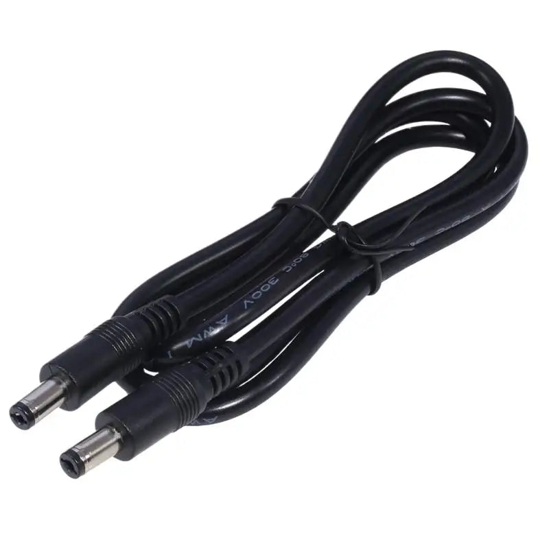 Male Plug To Male Power Supply Adapter Wire For LED Light Speaker J60A DC5521 To DC5521 Cable Cord 18AWG DC5.5mm X 2.1mm Peaceful Pleasures Health and Wellness