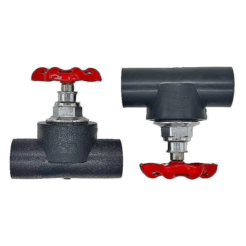 Copper Globe Valve DN20–DN63 Handwheel Gate for PE Pipe