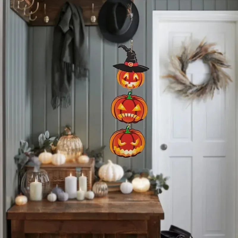 Halloween Pumpkin Bat Ghost Door Hanger Party Decoration