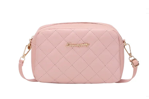 PU Leathe Shoulder Side Bags Adjustable Shoulder Strap Bag for Friend Family Neighbors Gift Peaceful Pleasures Health and Wellness Pink