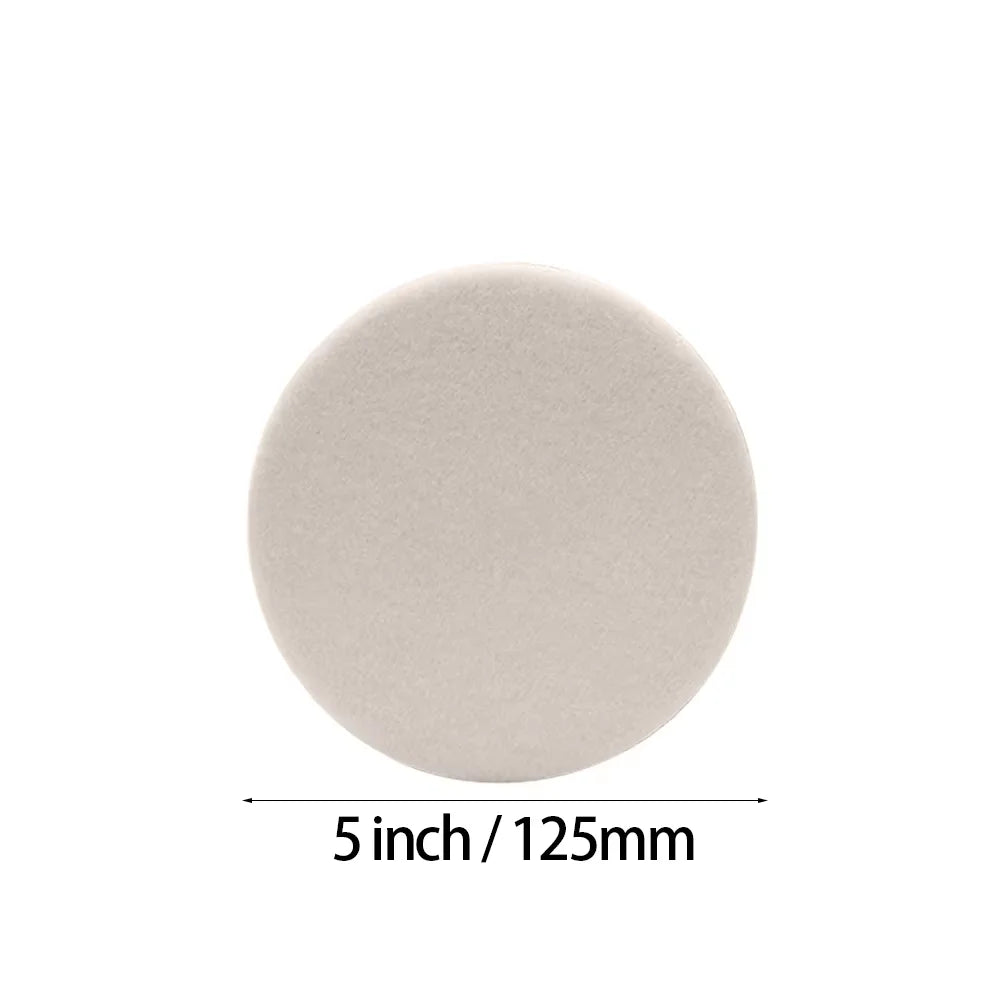 The Polishing Pad Made of Wool Felt Is Suitable for Glass and Stainless Steel Polishing Restoration and Grinding Pads Peaceful Pleasures Health and Wellness 5 inch