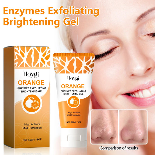 Hoygi Orange Enzyme Exfoliating Gel – Salicylic Acid & Pore Refiner Exfoliating Facial Gel Oasis Select