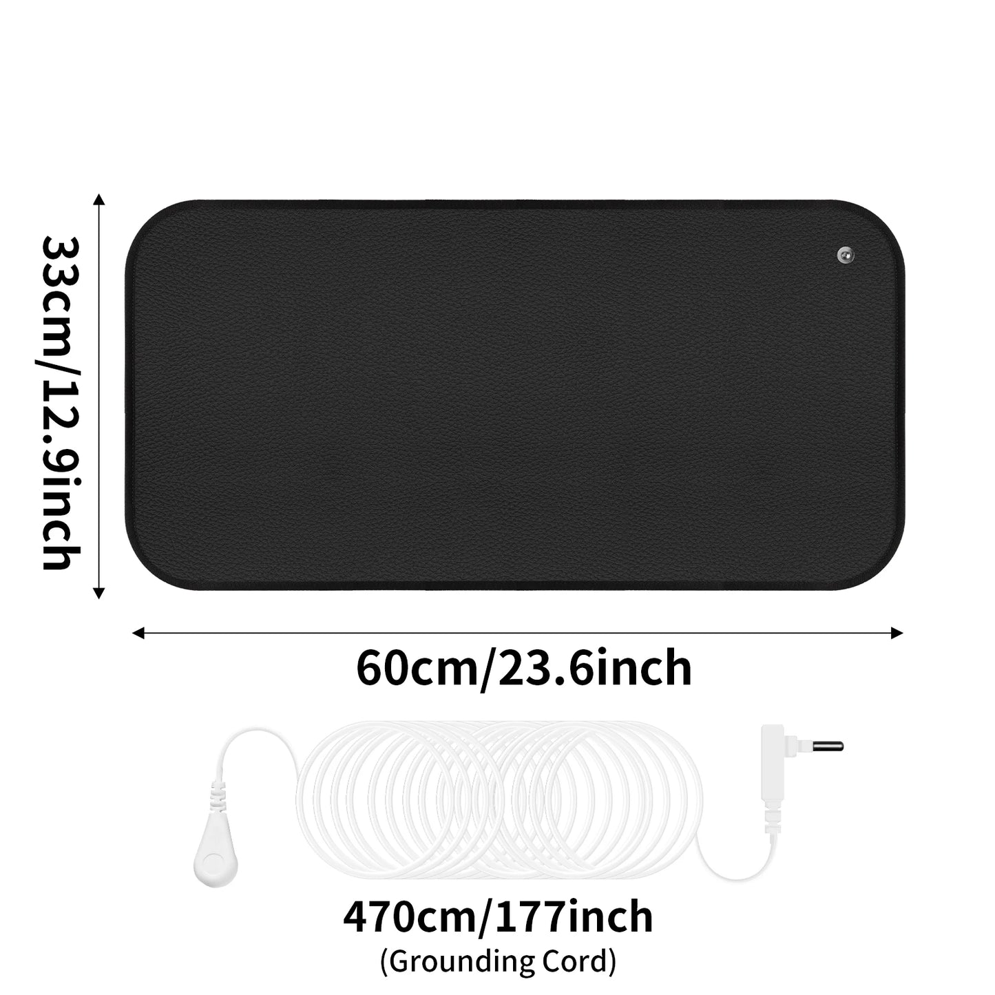 Grounding Mat 6 Sizes | Indoor Earthing Pad for Desk & Yoga