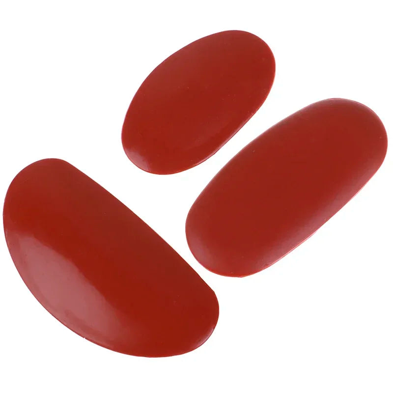 3-Piece Red Silicone Ceramic Clay Tools – DIY Pottery Set