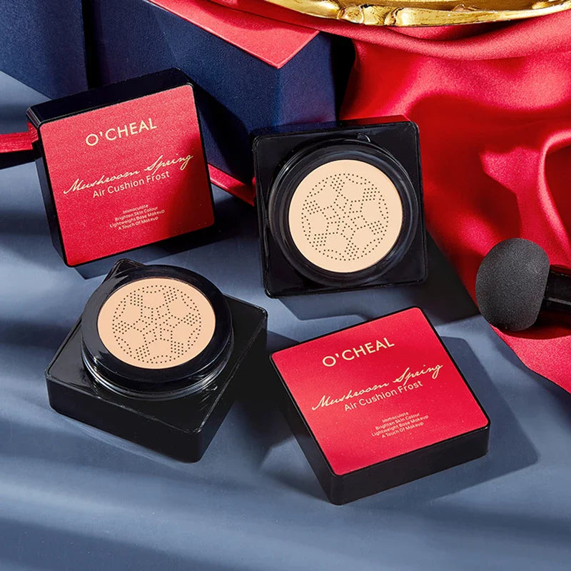 O'CHEAL Mushroom Head BB Cream Air Cushion | SPF & Full Coverage