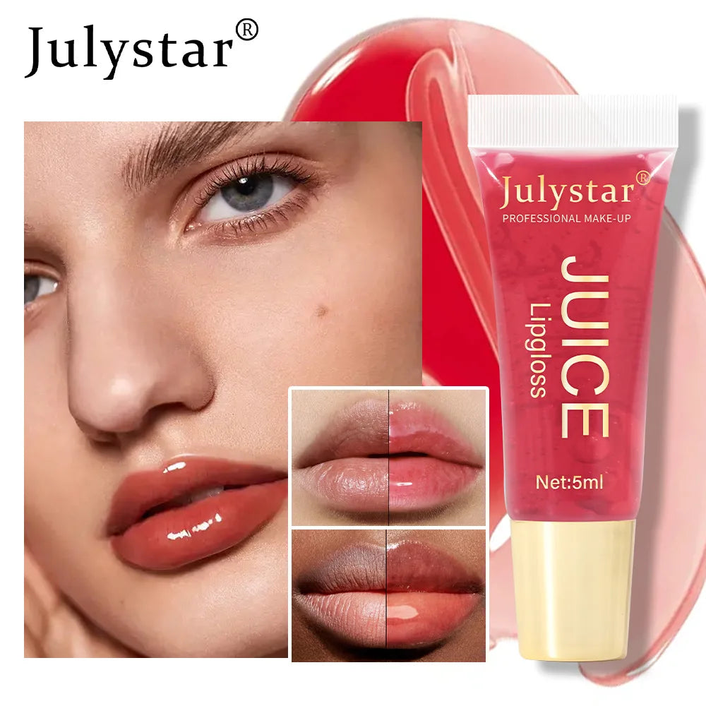 Julystar Nude Plumping Lip Gloss & Fruit Lip Oil – 5ML