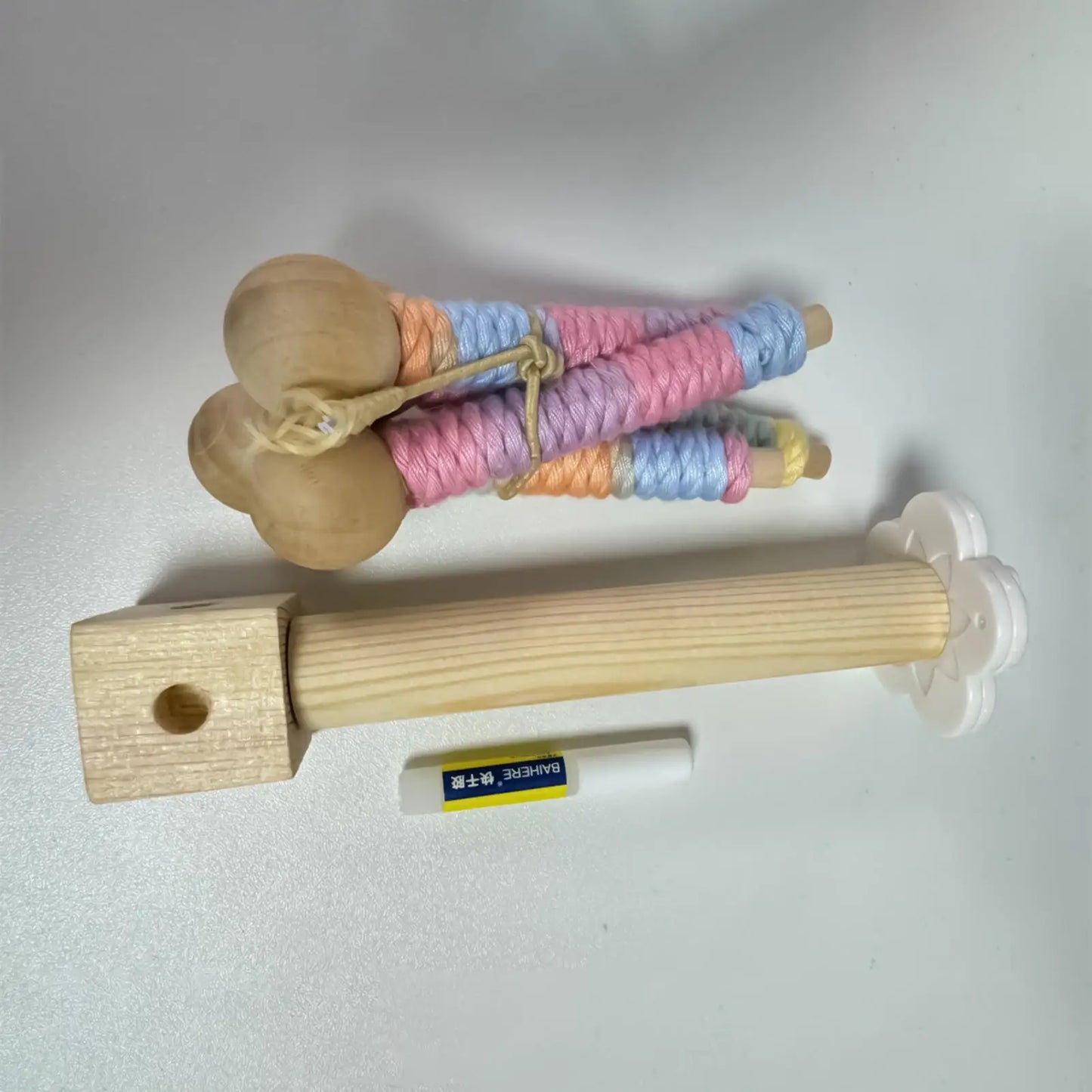 Rotating Wood Bird Perch Toy | Windmill Design for Parrots