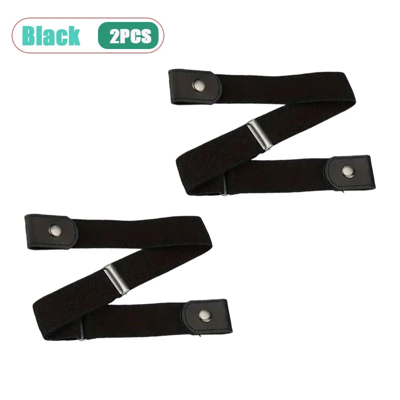 Invisible Elastic Waist Belt – Unisex Stretch Belt for Jeans