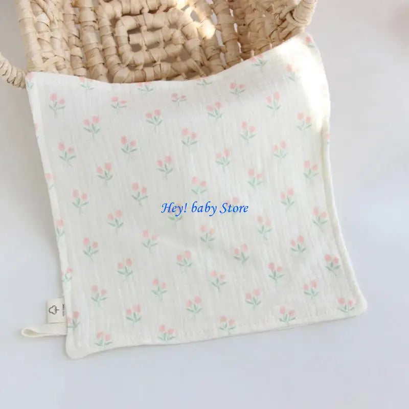 4-Layer Baby Square Towel | Burp Cloth, Bib & Face Towel
