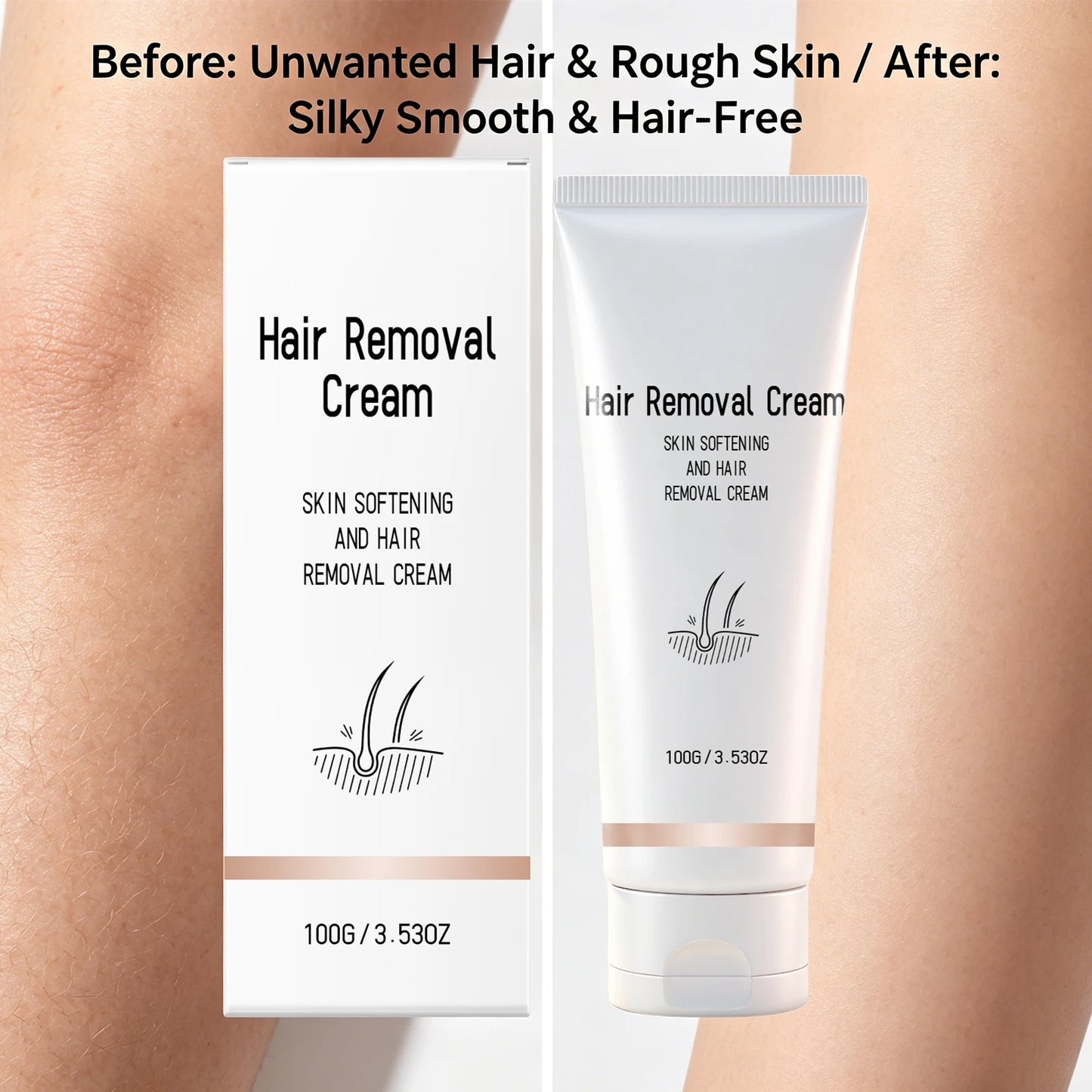 Hair Removal Cream for Body Face Legs Armpits Gentle Depilatory Inhibitor for Men Woman Avocado Moisturizing Hair Removal Cream Peaceful Pleasures Health and Wellness
