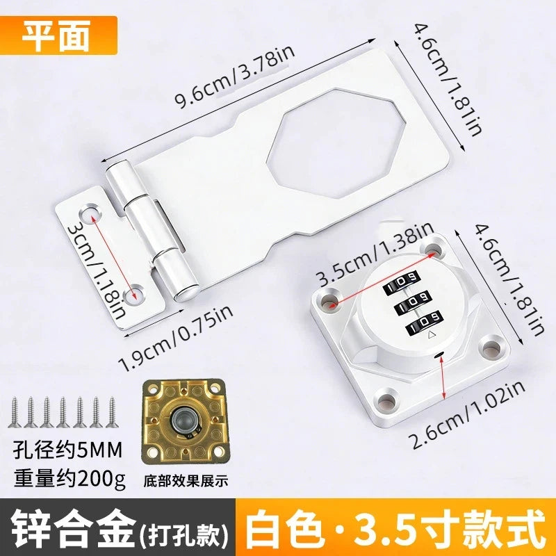 3-Digit Combination Cabinet Lock | Keyless Drawer & Door Lock