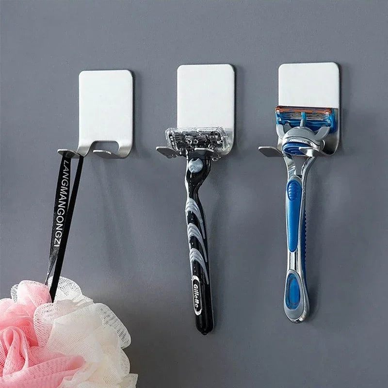 Men's Razor & Shaving Brush Holder Stand – Zinc Alloy Rack