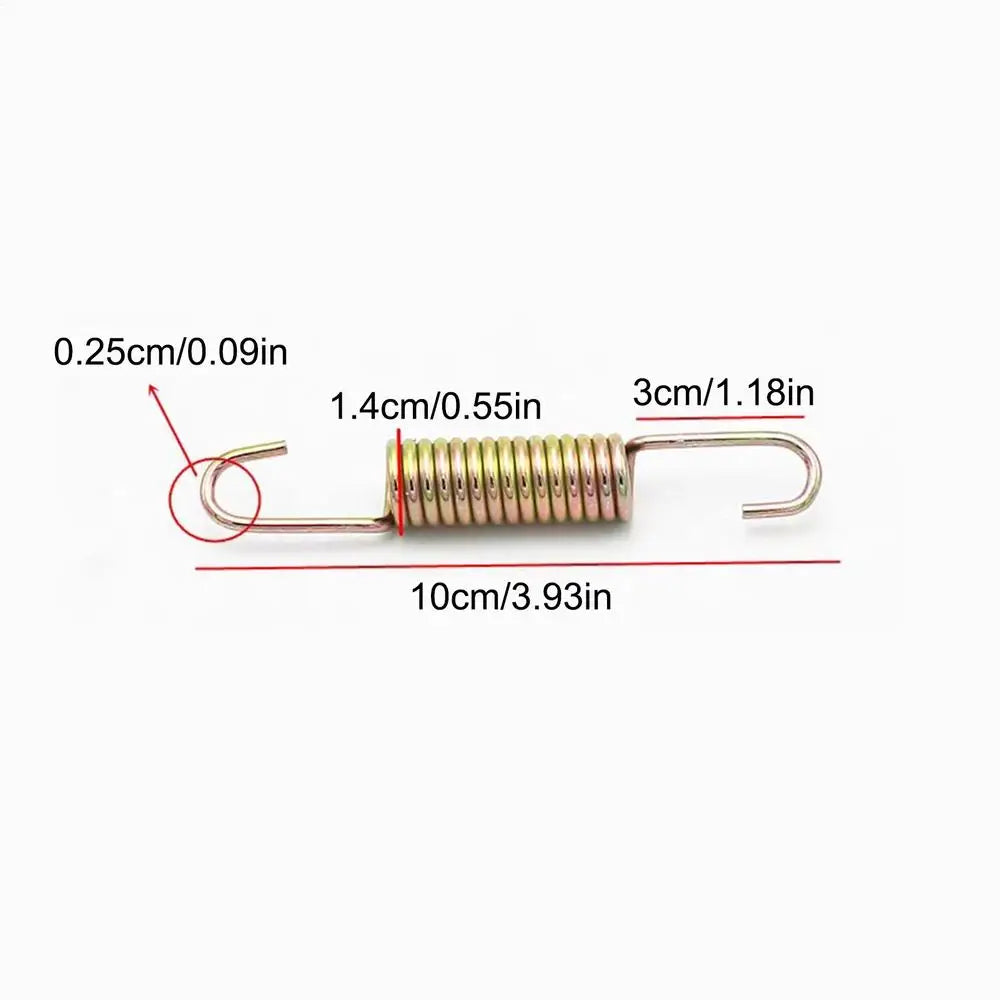 Motorcycle Kickstand Spring Foot Kickstand Spring Metal Pedal Return Spring Practical Stand Spring Replacement For Motorcycle Peaceful Pleasures Health and Wellness White