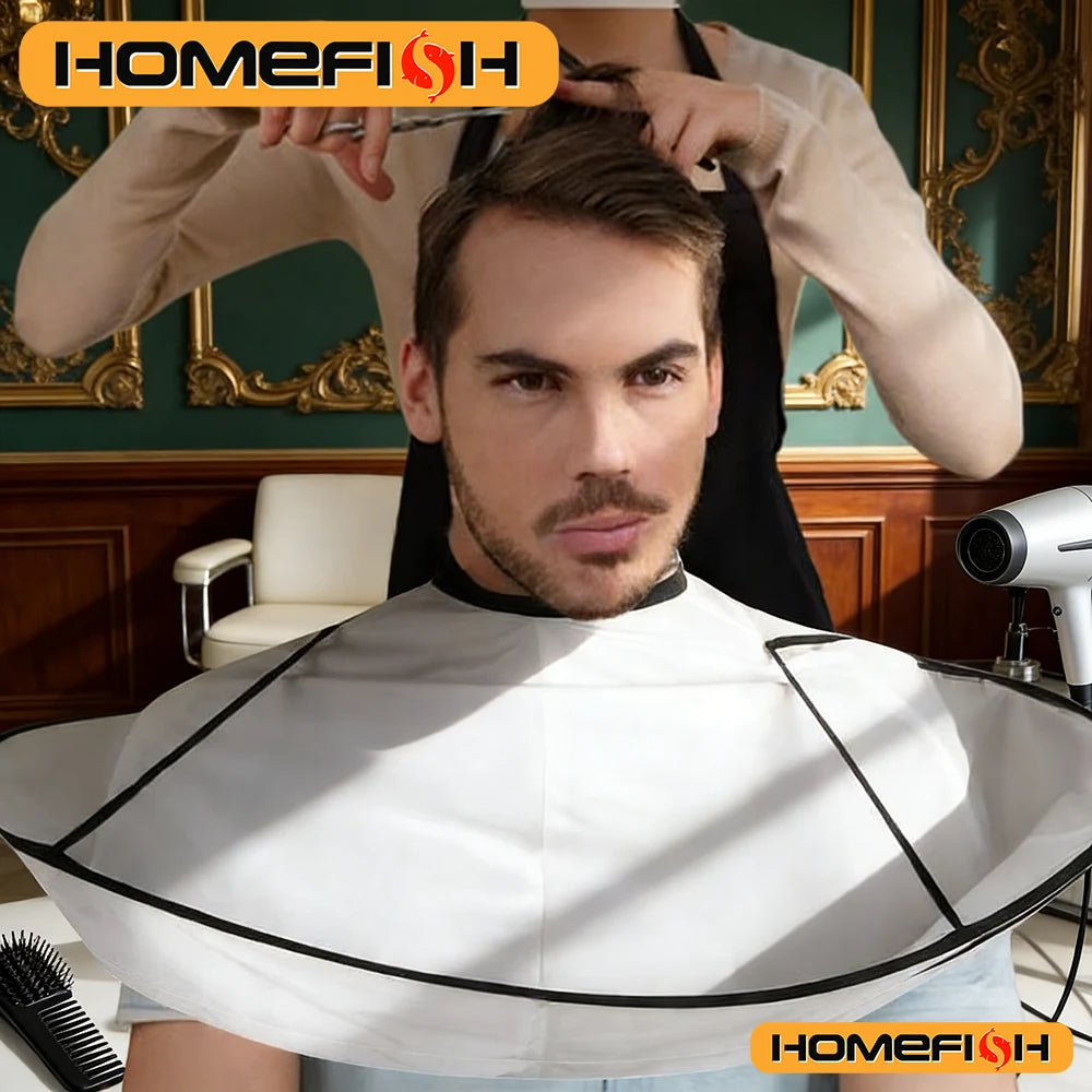 Professional Adjustable Salon Cutting Cape & Neck Brush Set