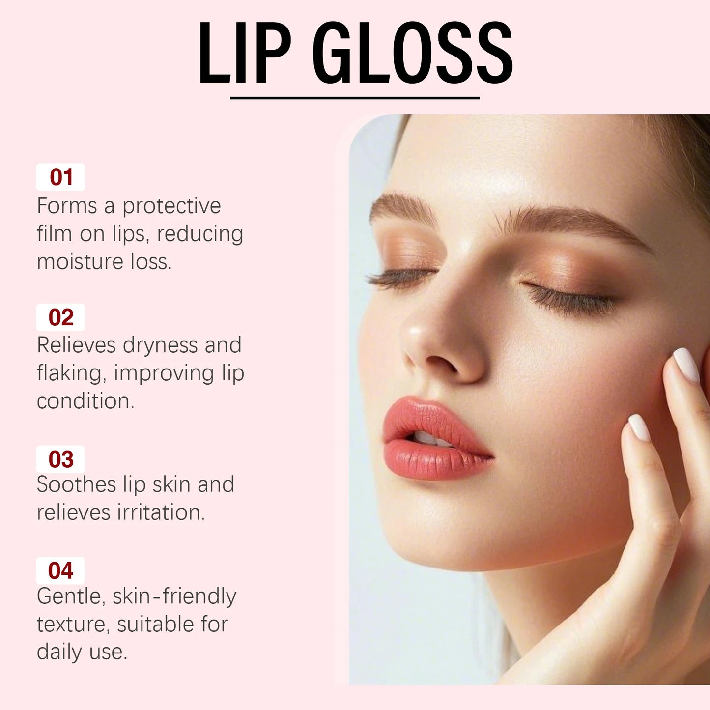 Lip Hydrating Serum – Vitamin E & Grape Seed Oil Lip Essence