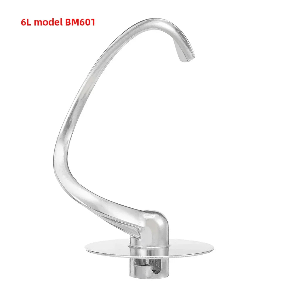 BioloMix Stand Mixer Attachments – Whisk, Dough Hook & Flat Beater Stand Mixer Accessories Peaceful Pleasures Health and Wellness Dough Hooks for 601