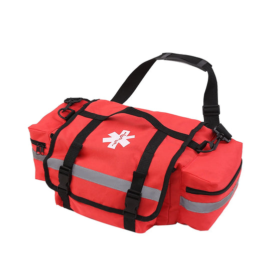 Empty First Aid Kits Medical Emergency Camping Bags Survival Kit Self Defense Complete Professional Nursing Large Set Bag Peaceful Pleasures Health and Wellness Red