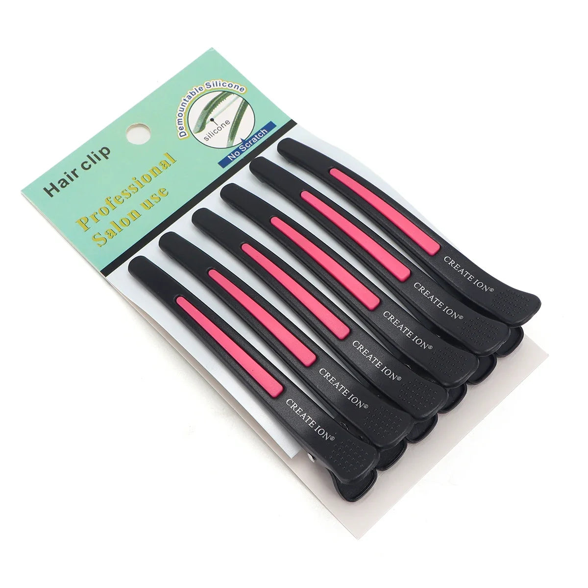 6Pcs Salon Alligator Hair Clips Traceless Hairdressing Clips Claws Section Barbershop Beauty Styling Tools Hairpin Accessories Peaceful Pleasures Health and Wellness E