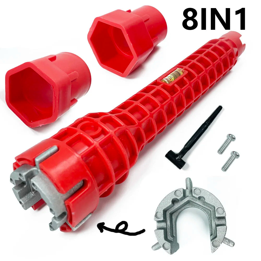 5/8-in-1 Sink Faucet Wrench – Plumbing Installation Tool Peaceful Pleasures Health and Wellness B