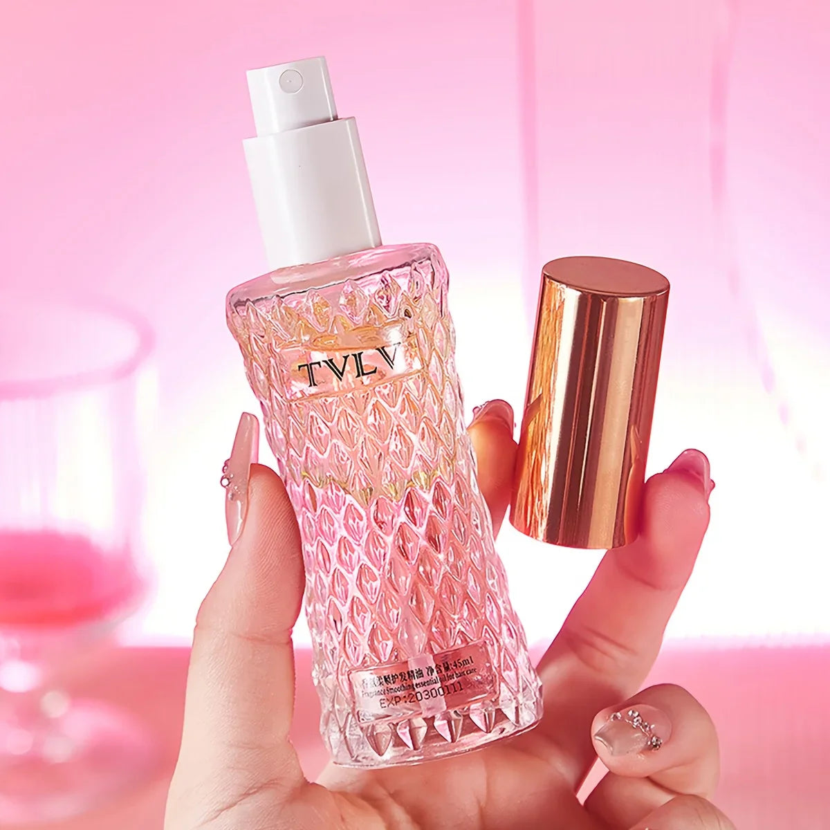 Fragrance Hair Oil Spray – Anti-Frizz, Heat Protection & Moisture