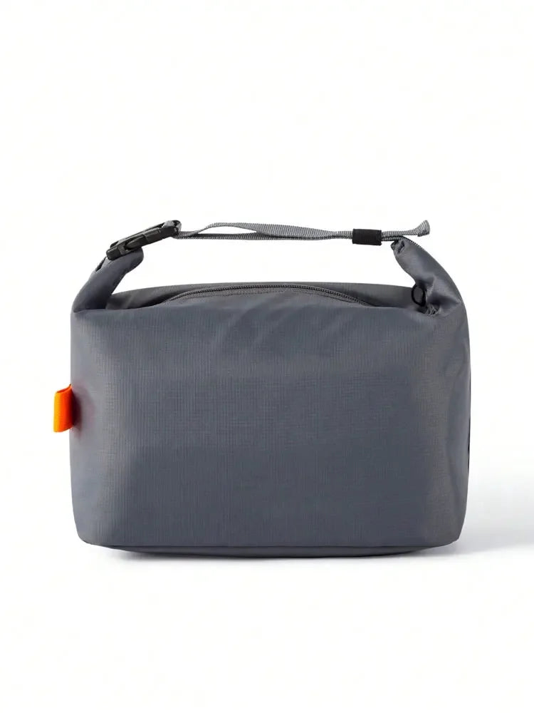 Insulated Lunch Bag – Leakproof, Reusable, High Capacity Insulated Lunch Bag Peaceful Pleasures Health and Wellness Gray