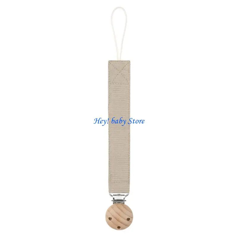 Baby Pacifier Clip Chain Strap | Soft Cotton Soother Holder