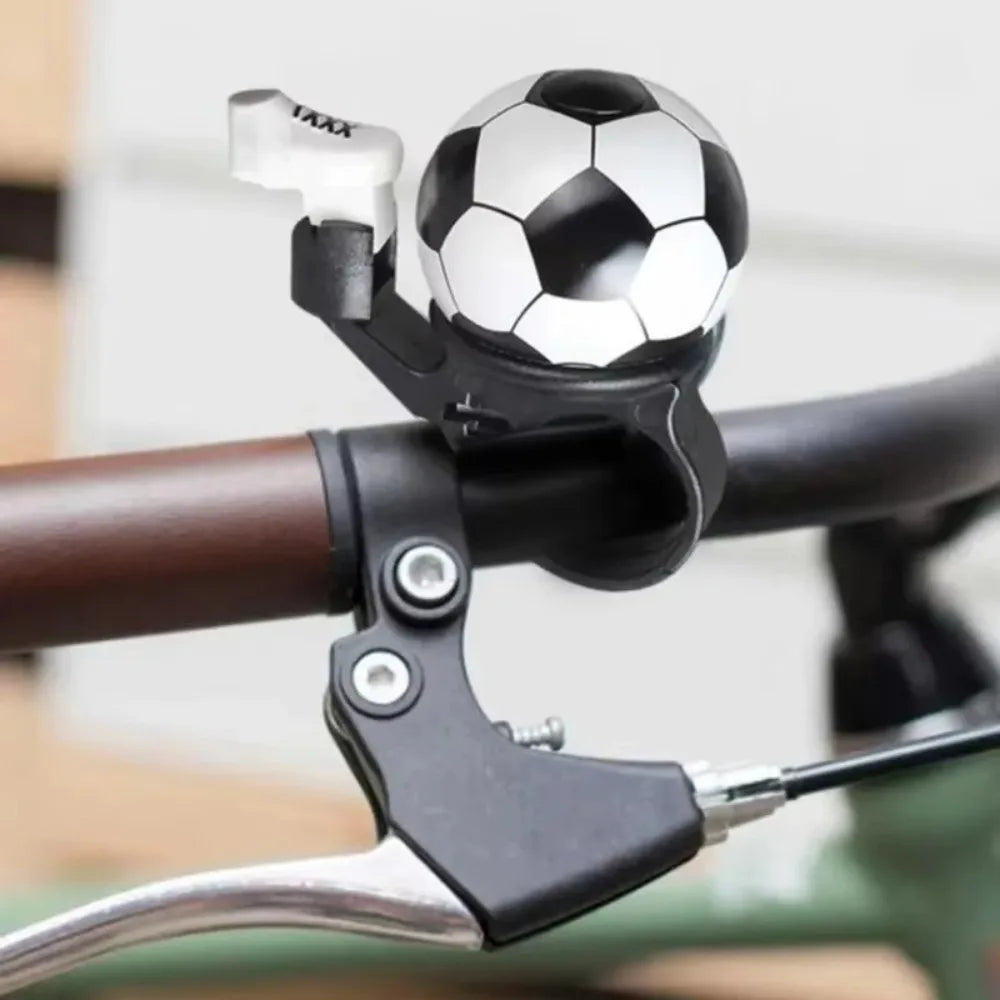 Kids' Football Cartoon Bicycle Bell | Mini Handlebar Bike Bell