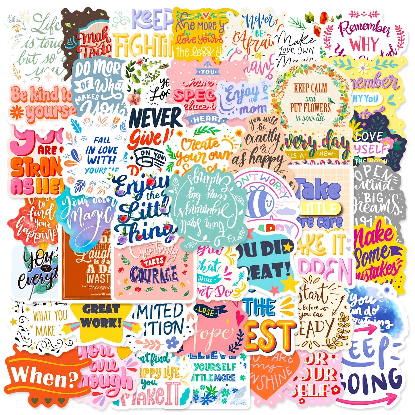 Inspirational Sticker Stickers Affirmation Positive Journaling