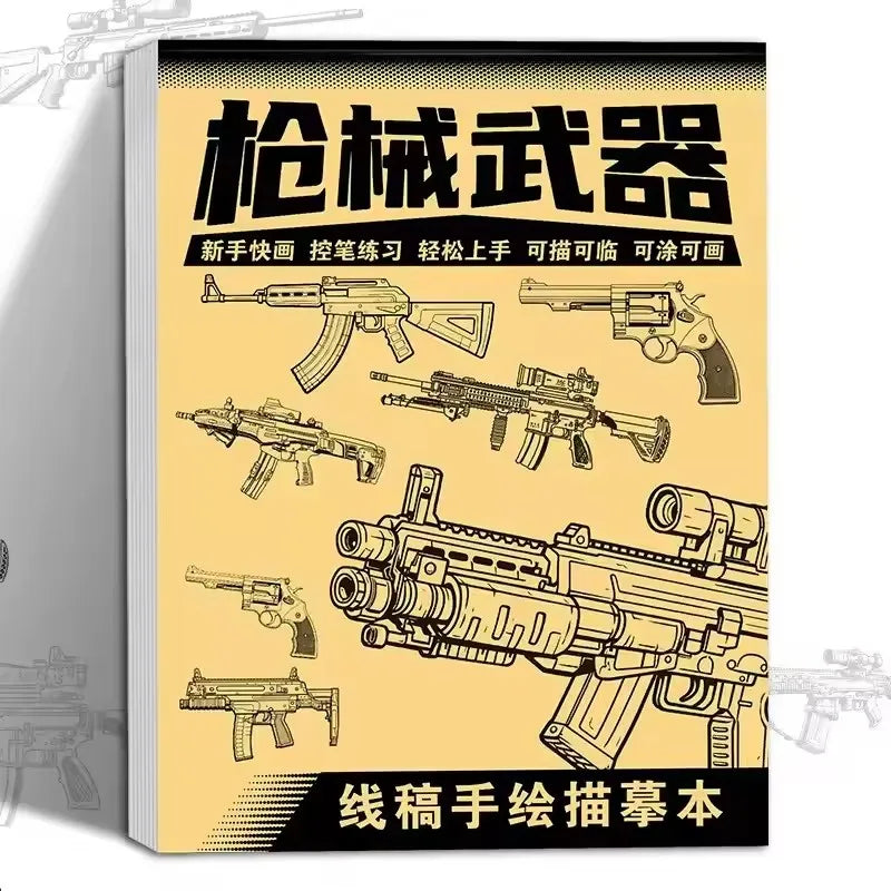 Anime Character Line Art Drawing Book Beginners 48 Pages Simple