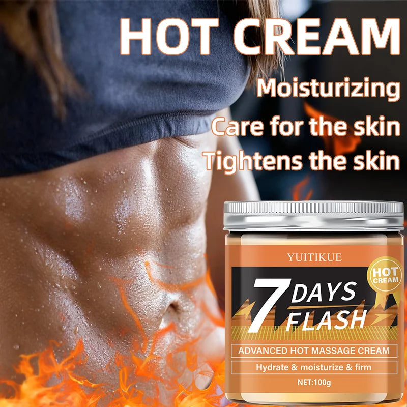 YUITIKUE 7-Day Hot Sculpting Cream 100g | Firm & Moisturize Body Sculpting Cream Peaceful Pleasures Health and Wellness