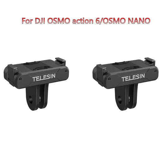 TELESIN Quick Release Magnetic Adapter for DJI Osmo Nano & Action 6 Camera Mount Adapter Oasis Select