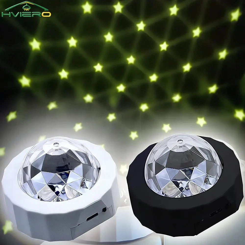RGB Music LED Atmosphere Dome Lamp | DJ Party Night Light USB
