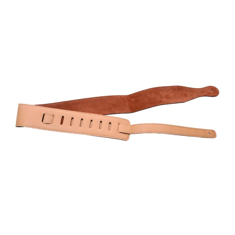 Electric Guitar Strap Bass Padded Grain Leather Adjustable Belt 110-