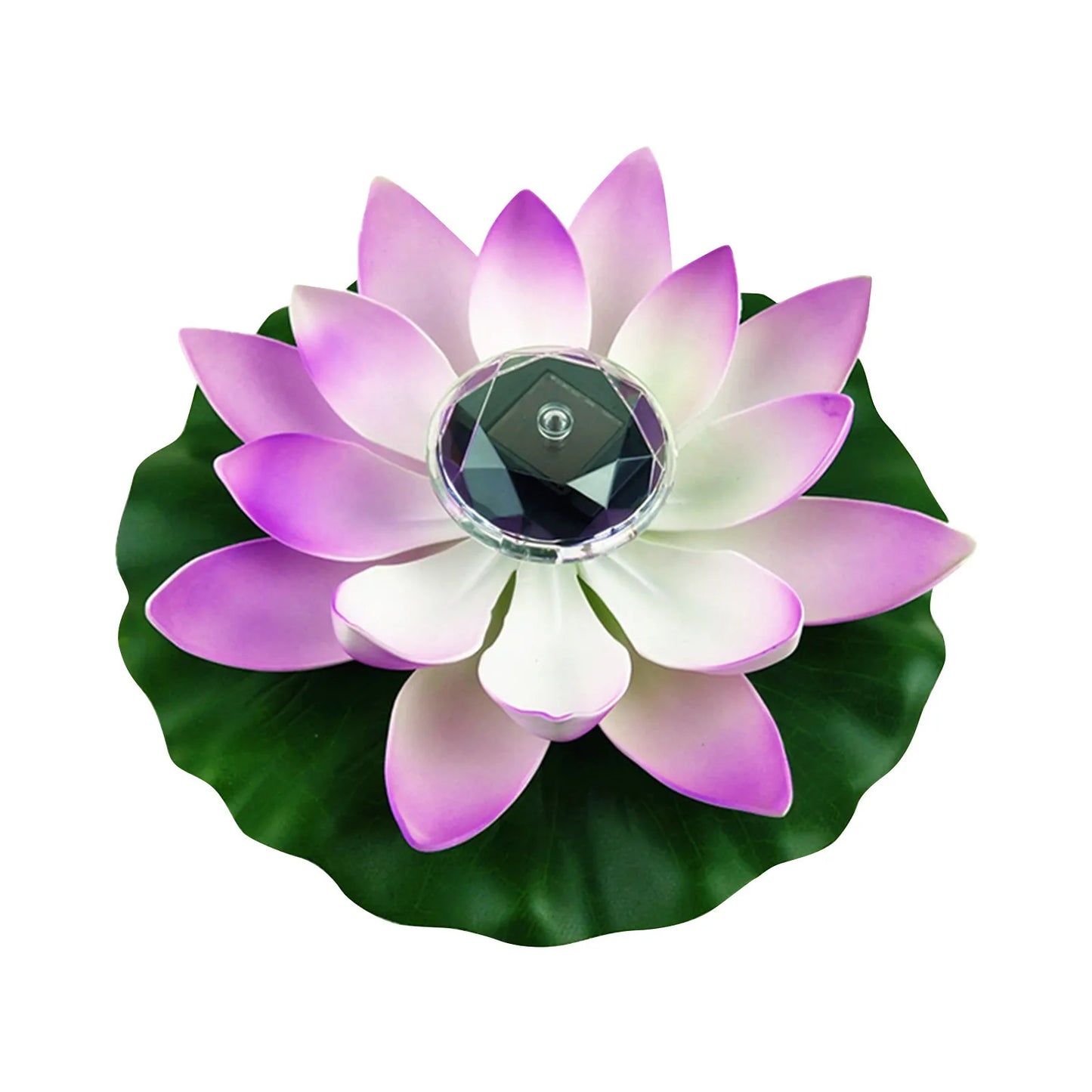 1pc Solar Floating Lotus Shape Water Surface Decor Fountain Decor Bird Bath Lotus Waterscape For Fish Tank Pool Pond Outdoor Gar Peaceful Pleasures Health and Wellness Purple