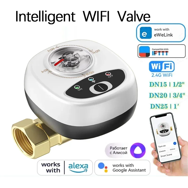 Smart WiFi Water & Gas Valve – App & Voice Control Peaceful Pleasures Health and Wellness