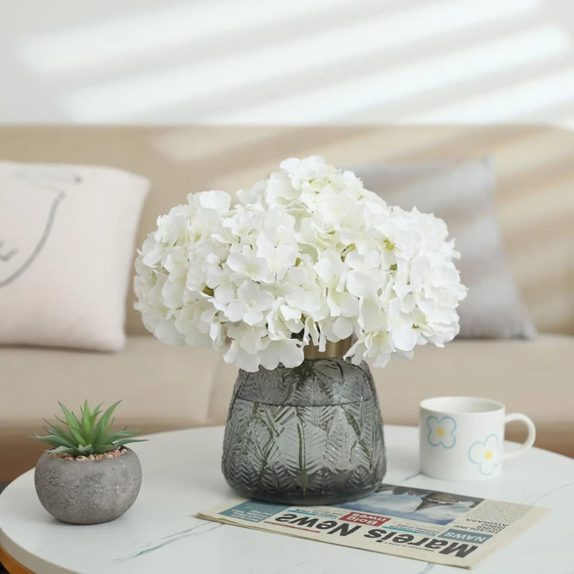 Artificial Silk Hydrangea Stems – Wedding & Home Décor
