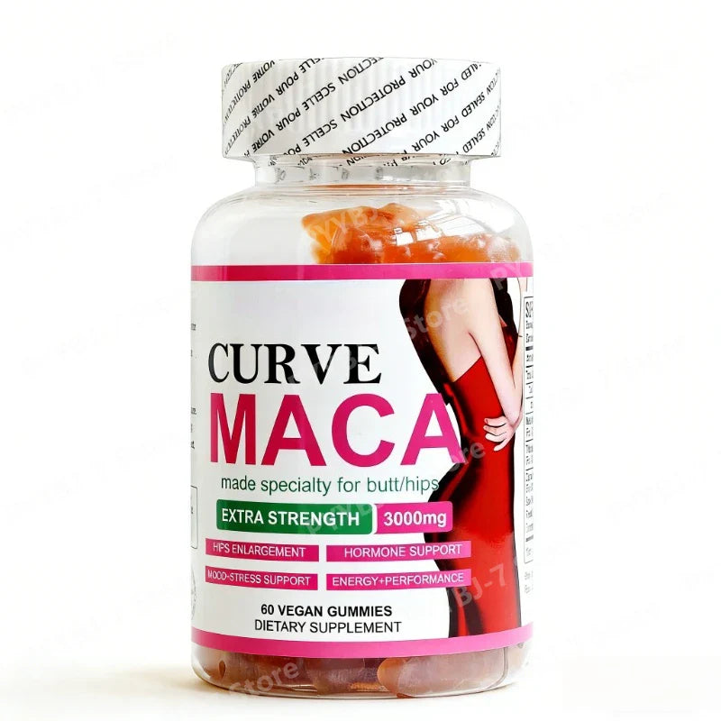 Vegan Maca Gummies – Plant Extract Energy Support, 60 Count