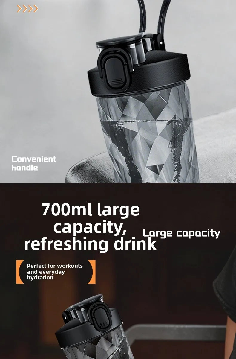 Portable Blenders Cup 700ml Rechargeable Electric Mixing Cup Protein Powder Shaker Cup for Sports Travel Home Milk Coffee Mixer Peaceful Pleasures Health and Wellness