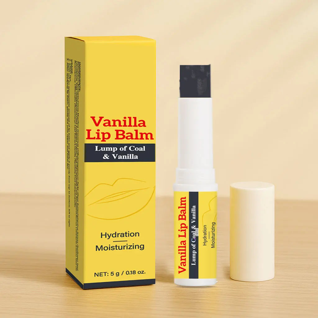 Vanilla Lip Balm Moisturizing Nourishing Lip Care Glossy Soft Natural Pink Lip Color Hydrating Vanilla Scent Lip Balm for Unisex Peaceful Pleasures Health and Wellness