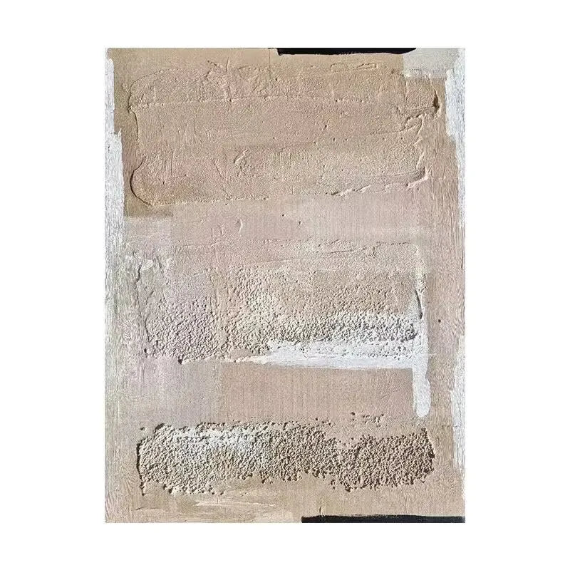 Nordic Modern Abstract Pure Hand Drawn Oil Painting, 3D Texture Hanging Painting, Simplicity, Living Room, Bedroom, Dining Room Peaceful Pleasures Health and Wellness