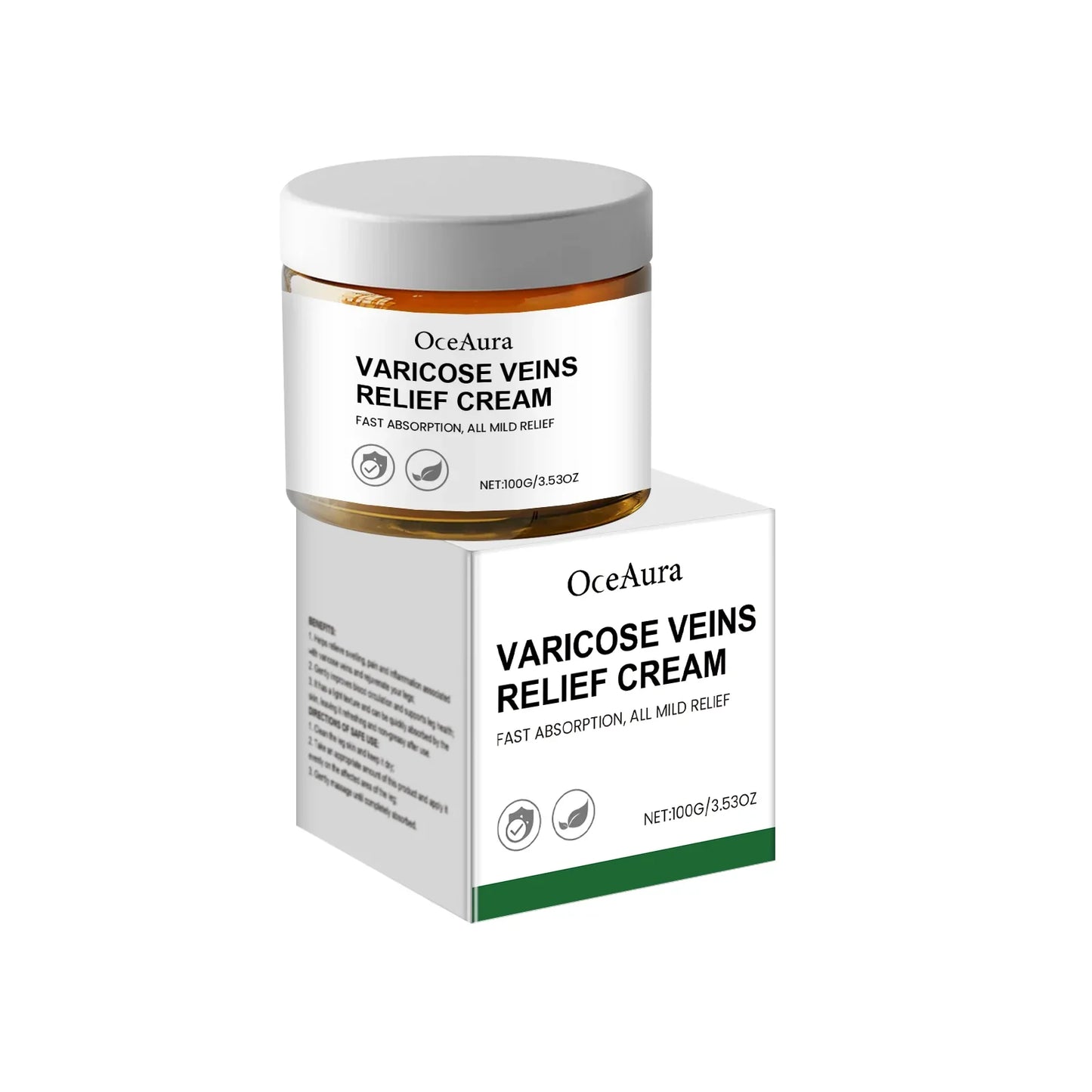 OceAura Leg Vein Cream – Cooling & Circulation Support