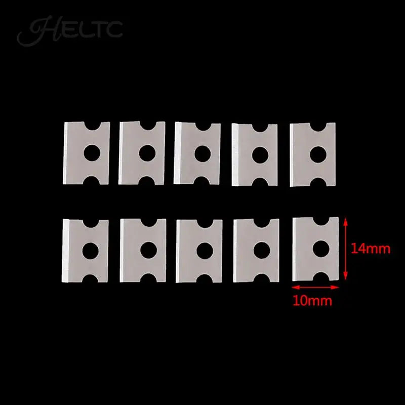 10-Pack Metal Replacement Blades for Network Cable Crimper Crimper Replacement Blades Peaceful Pleasures Health and Wellness 10Pcs