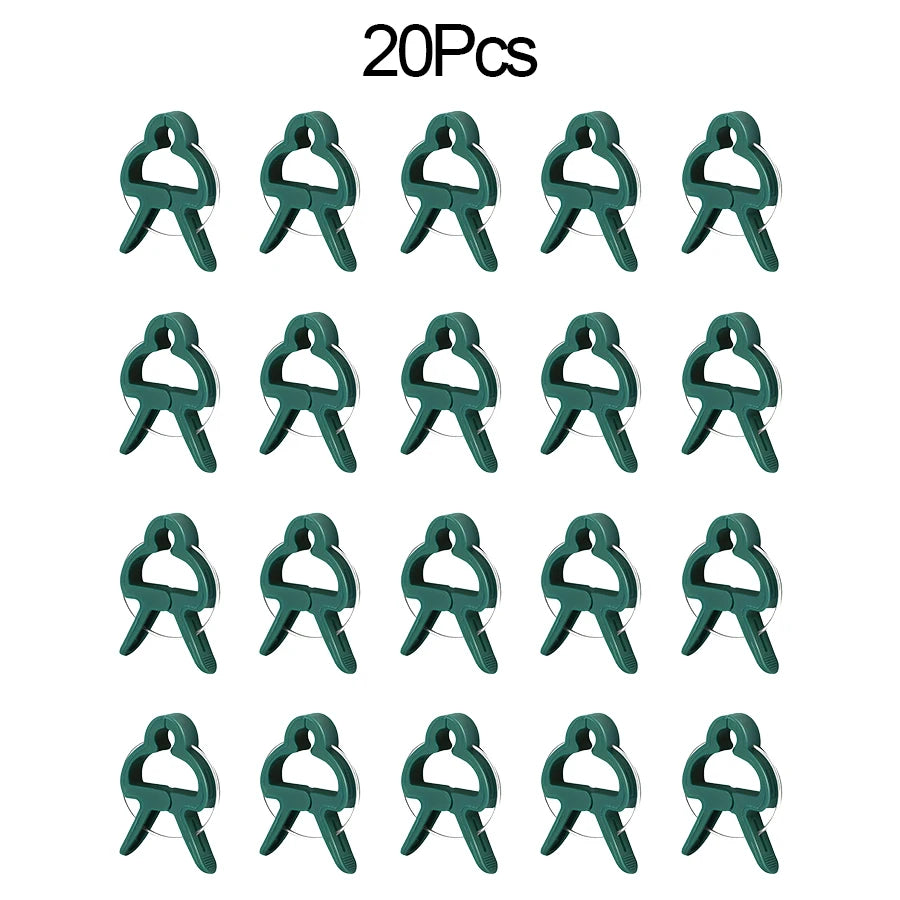 Plant Clips for Climbing Plants & Tomato Vine Support Garden Plant Clips Peaceful Pleasures Health and Wellness 20Pcs