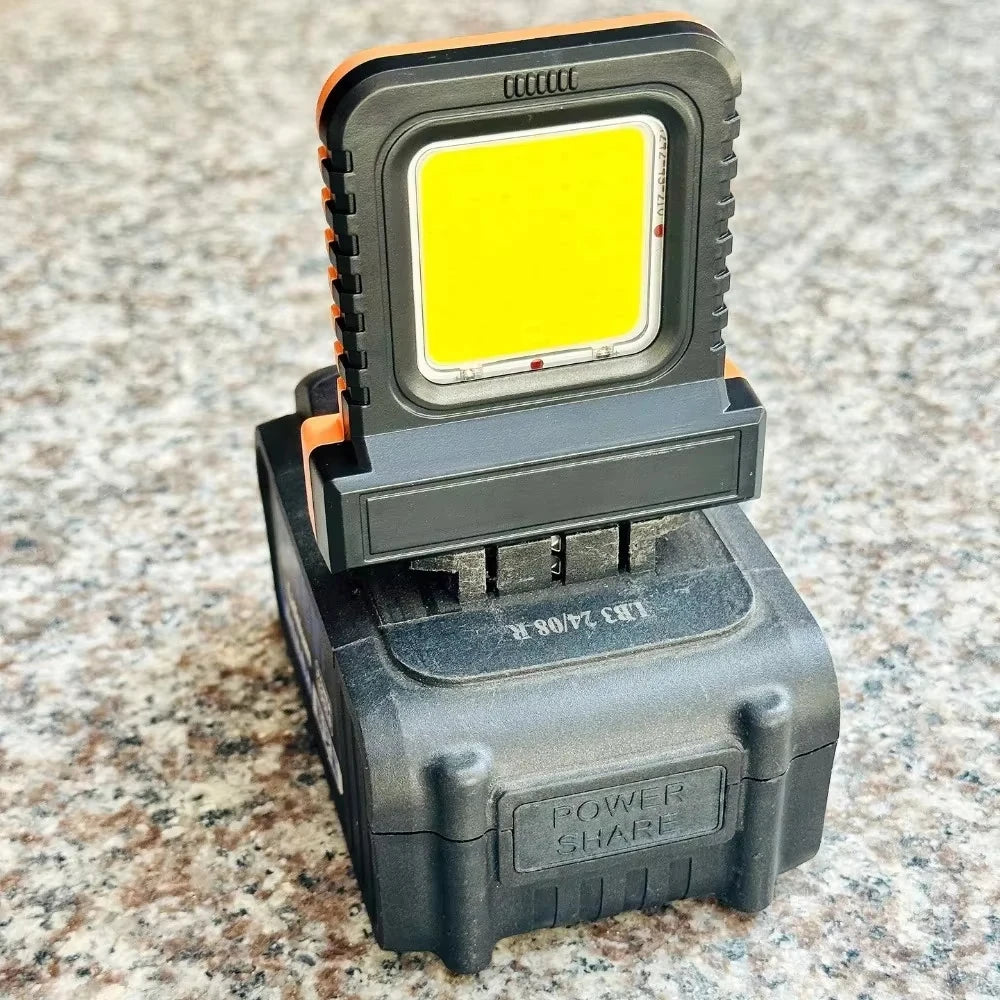 14W Portable LED Work Light | IP67 | 20V–21V Battery Powered