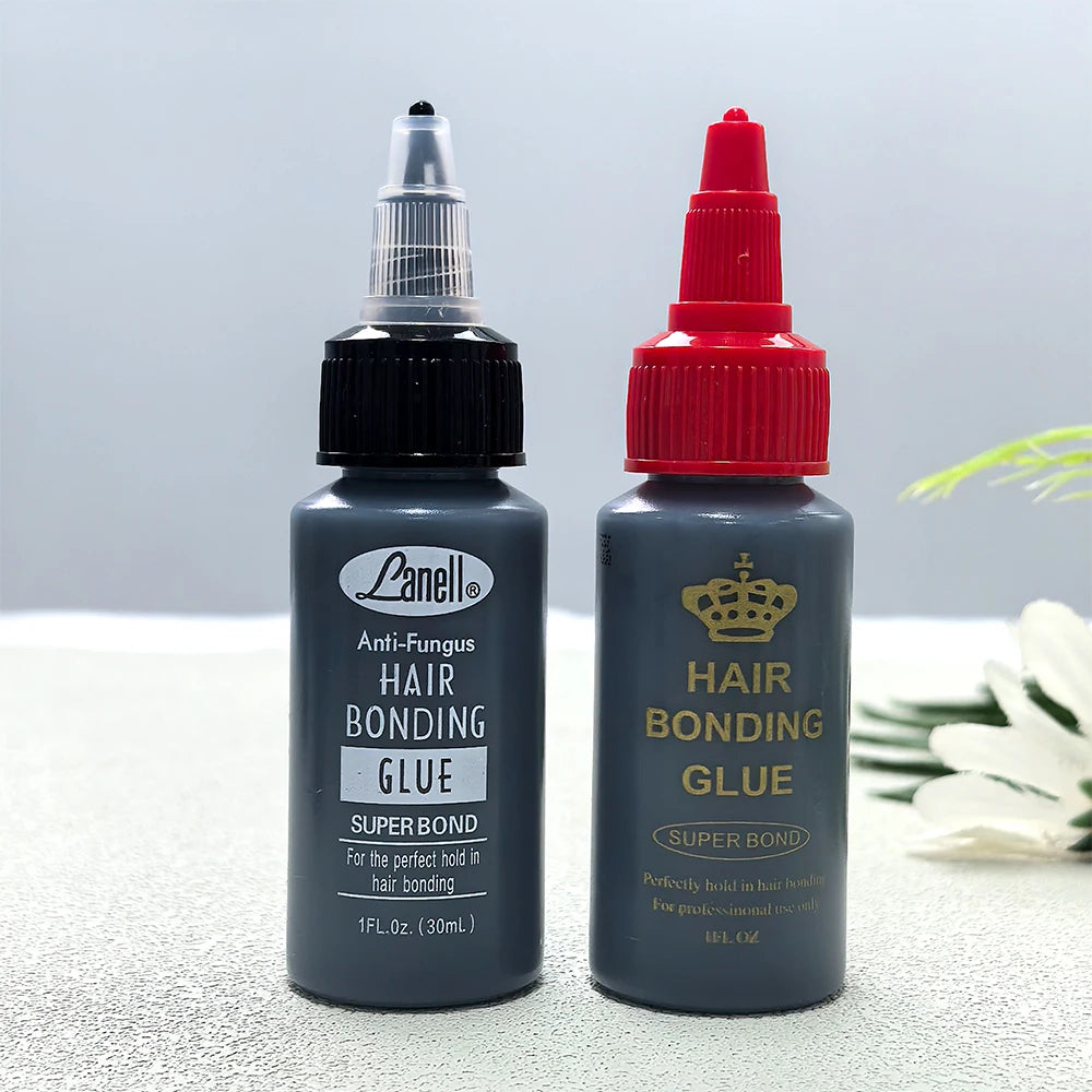 Lanell Black Hair Weaving Bond Glue | Strong Hold 1oz–4oz