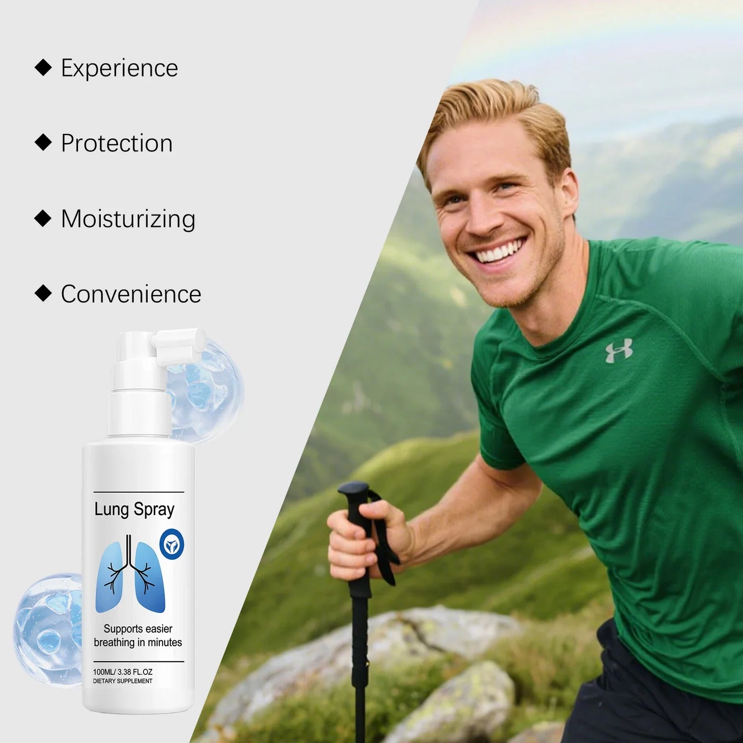 Organic Herbal Throat & Respiratory Mist Spray 100ml
