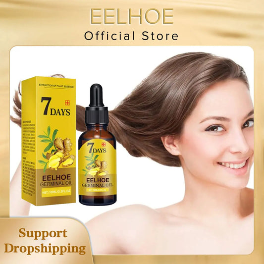EELHOE Ginger Hair Growth Oil | Scalp Nourishing Serum Hair Growth Oil Peaceful Pleasures Health and Wellness