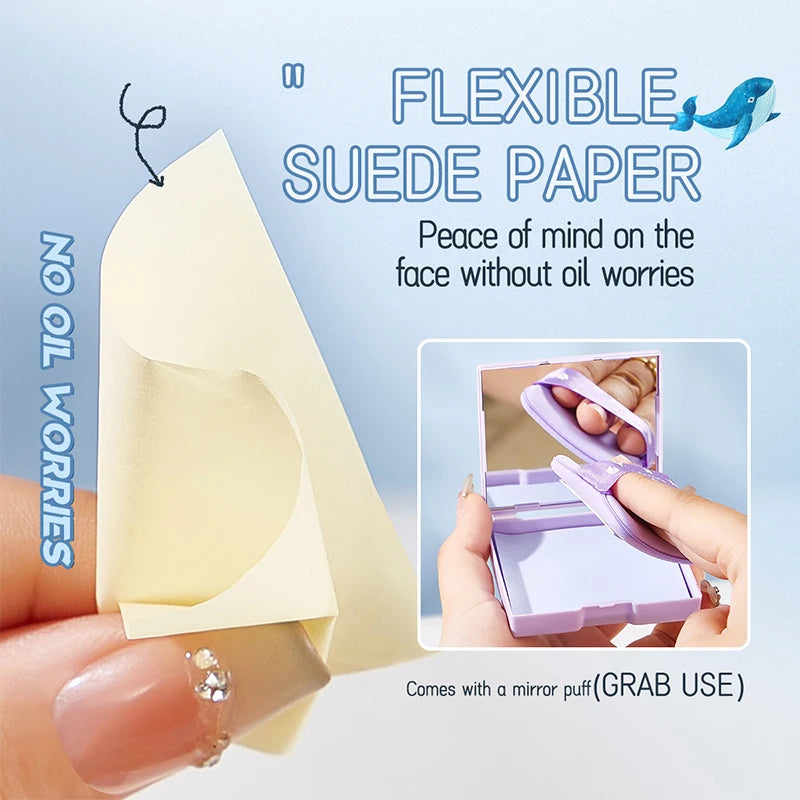 Oil-Absorbing Face Sheets 100 Pcs | Matte Skin Men & Women