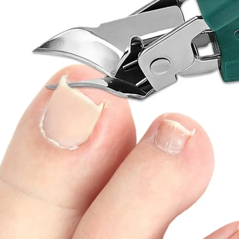 Slant Edge Nail Trimmer Toenail Nail Scissors Wide Opening Anti-Splash Stainless Steel Professional Ingrown Toenail Tools Peaceful Pleasures Health and Wellness